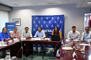 Consejo de Administración de EMACSA. Daniel García-Ibarrola y María Teresa Carrillo