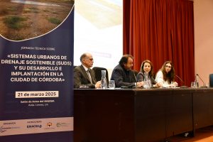 Jornada técnica sobre 'Sistemas Urbanos de Drenaje Sostenible (SUDS) y su desarrollo e implantación en la ciudad de Córdoba'